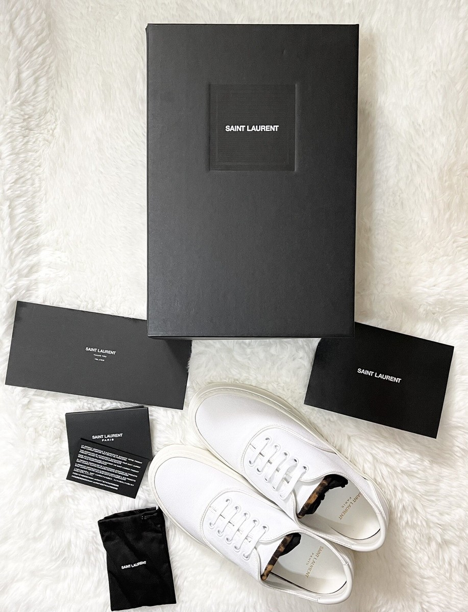 SAINT LAURENT VENICE SNEAKERS IN CANVAS, LEATHER & SUEDE -US