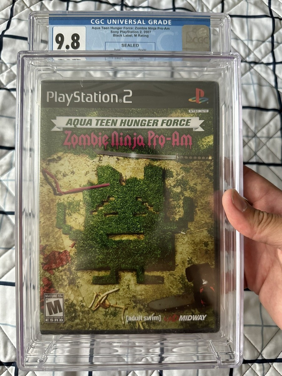 Aqua Teen Hunger Force Zombie Ninja Pro-Am CGC 9.8 PS2 Highest