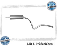 Auspuffanlage für Skoda Citigo 1.0 44/55KW Auspuff Mitteltopf Endrohr