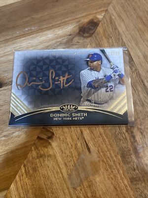 2018 Topps Tier One Talent Autograph DOMINIC SMITH 23/25 Gold Auto 