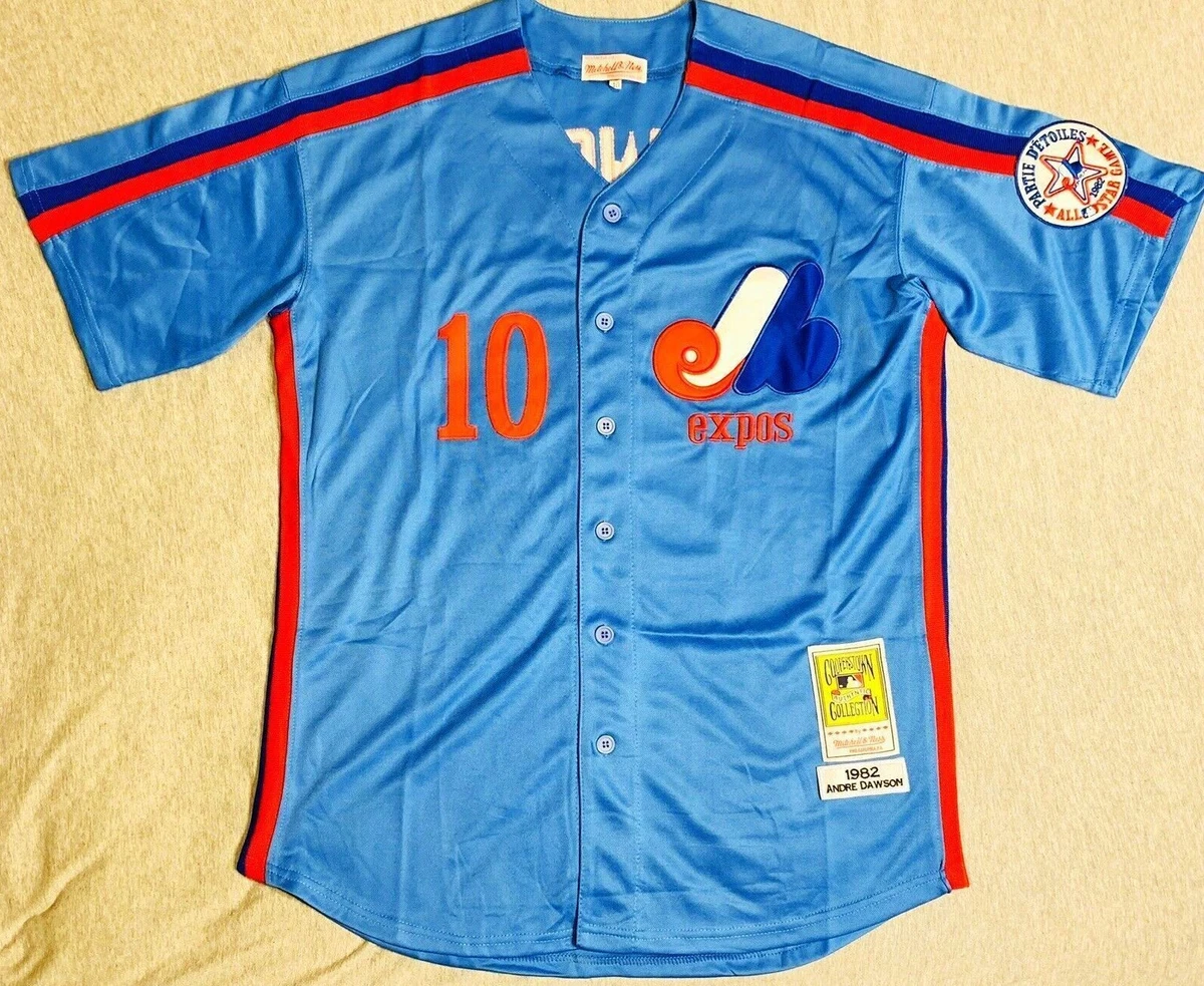 ANDRE DAWSON MONTREAL EXPOS #10 THROWBACK 1982 JERSEY w/ALL-STAR