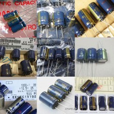 Image of 2-10pcs Panasonic FC Series Hi-Fi Audio Electrolytic Capacitor 105℃ 1-1000uF 63V