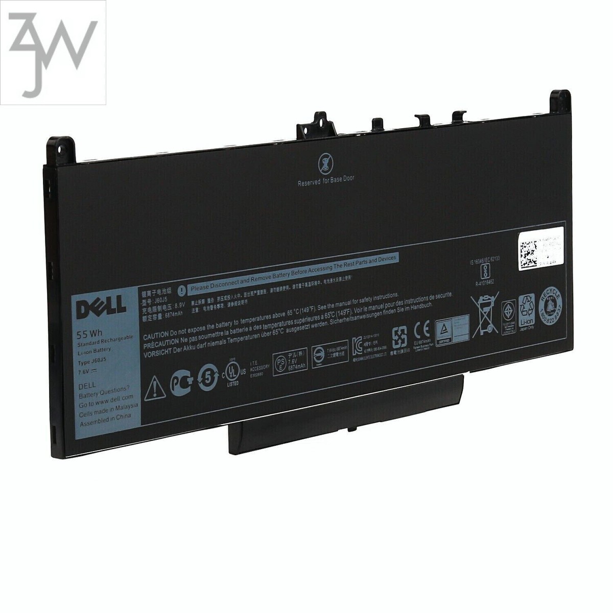 55Wh Laptop Battery For Dell Latitude E7270 E7470 Series 7CJRC