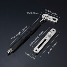 Security Door Chain Guard Slide Bolt Screws Front Safety Heavy Duty Catch New