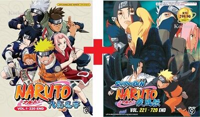 ANIME DVD –NARUTO SHIPPUDEN (Vol.1-220End) ~English Sub