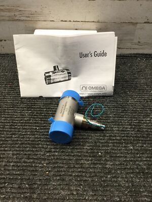 New Omega FTB-937 316 SS Turbine Flow Meter w/Pulse or Current Output