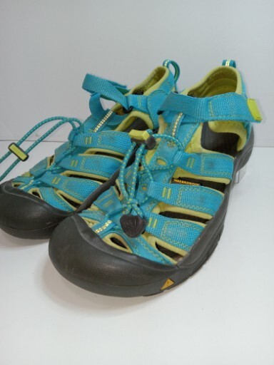 Sandali da trekking Keen Teal verde lime punta chiusa scarpe da acqua donna 6