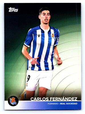  2021-22 TOPPS Real Sociedad Official Team Set 22 Carlos Fernández