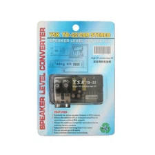 Car High to Low Impedance Converter For Speaker Control Cable Home Amplifier