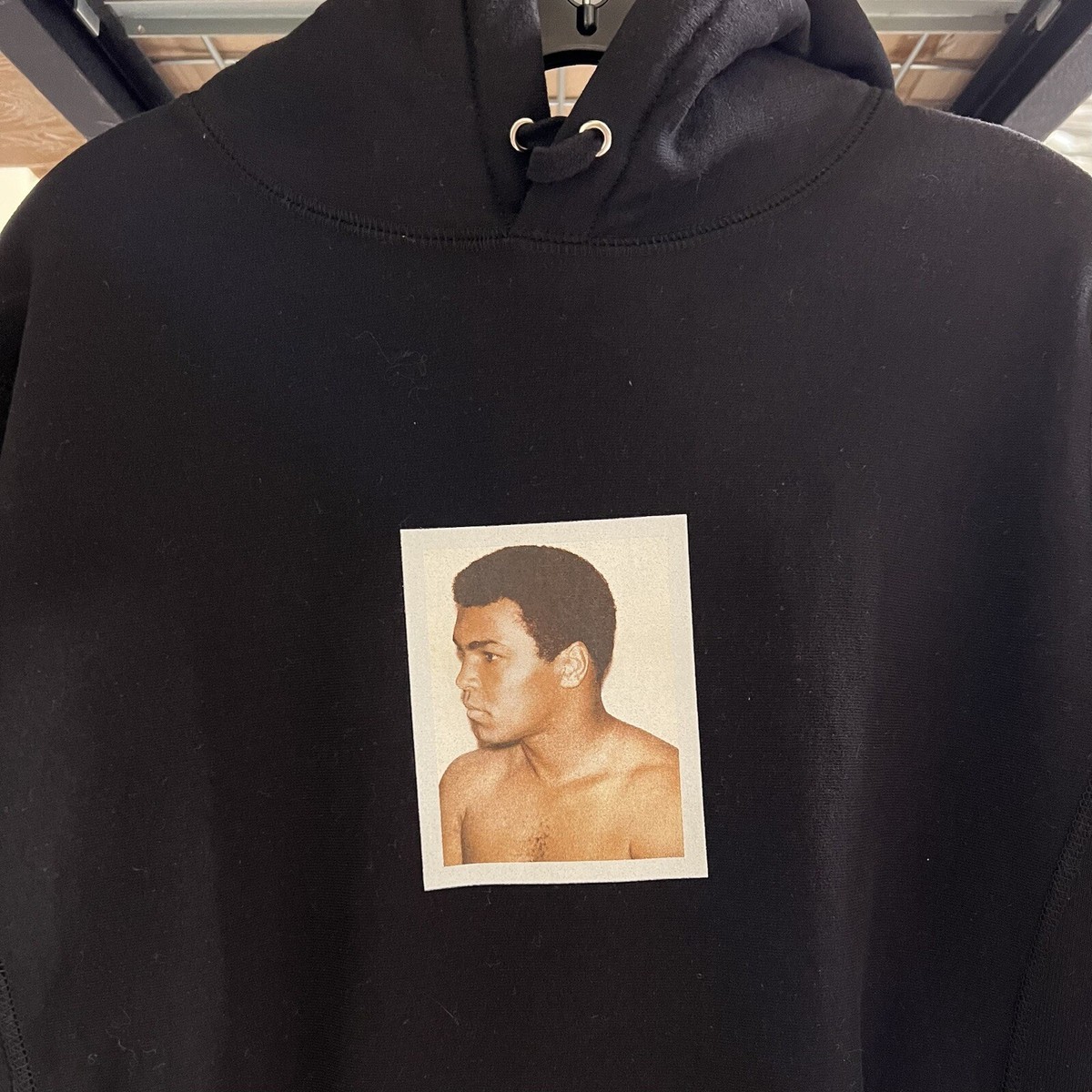 2016 SUPREME Muhammad Ali Andy Warhol Hooded Sweatshirt Sz S Small