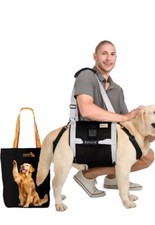 Dog Lift Harness for Large Dogs,Full Body Dog Sling Carrier W/Handle, Up to 100