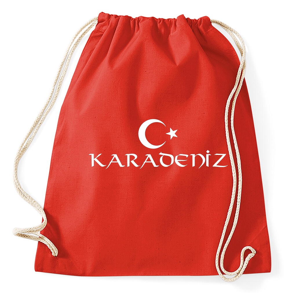 Styletex23 Afrika Kontinent Logo Turnbeutel – 100% Baumwolle, 12 Liter, 37 X 46 Cm, Kordelzug