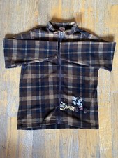 Disney Store Size Small S Mickey Mouse Outdoors Flannel Jacket Coat Draw String