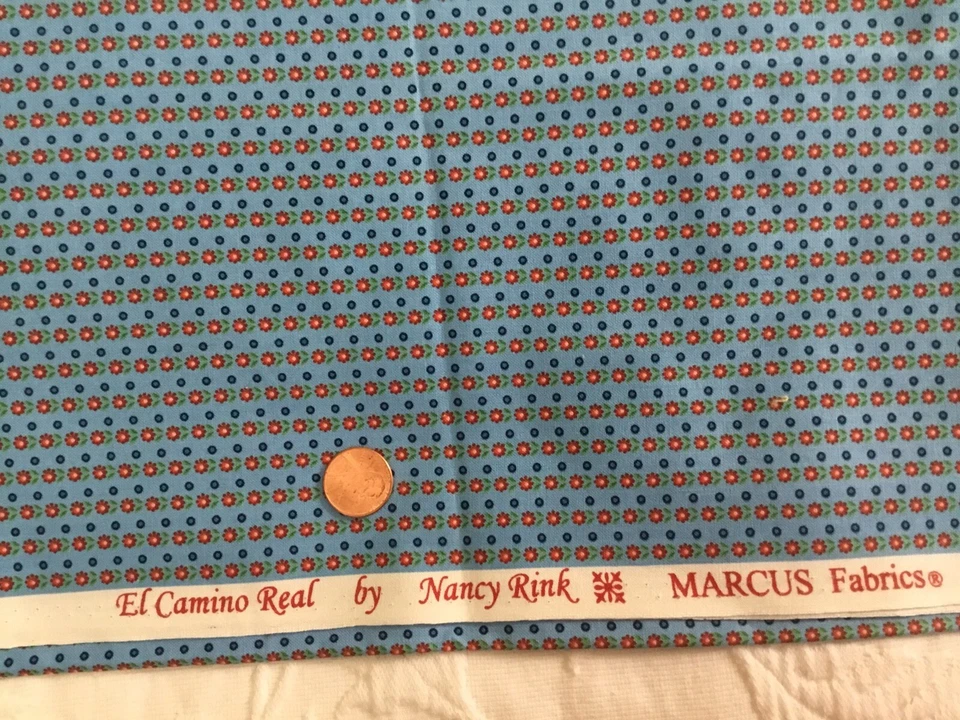Tela de algodón BY THE YARD cortada de perno “El Camino” por Nancy Rink Marcus Fabrics Foto 4 de 4