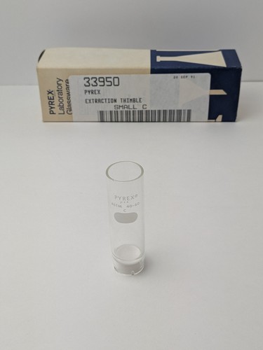 CORNING PYREX 33950 EXTRACTION THIMBLE SMALL C 40 - 60