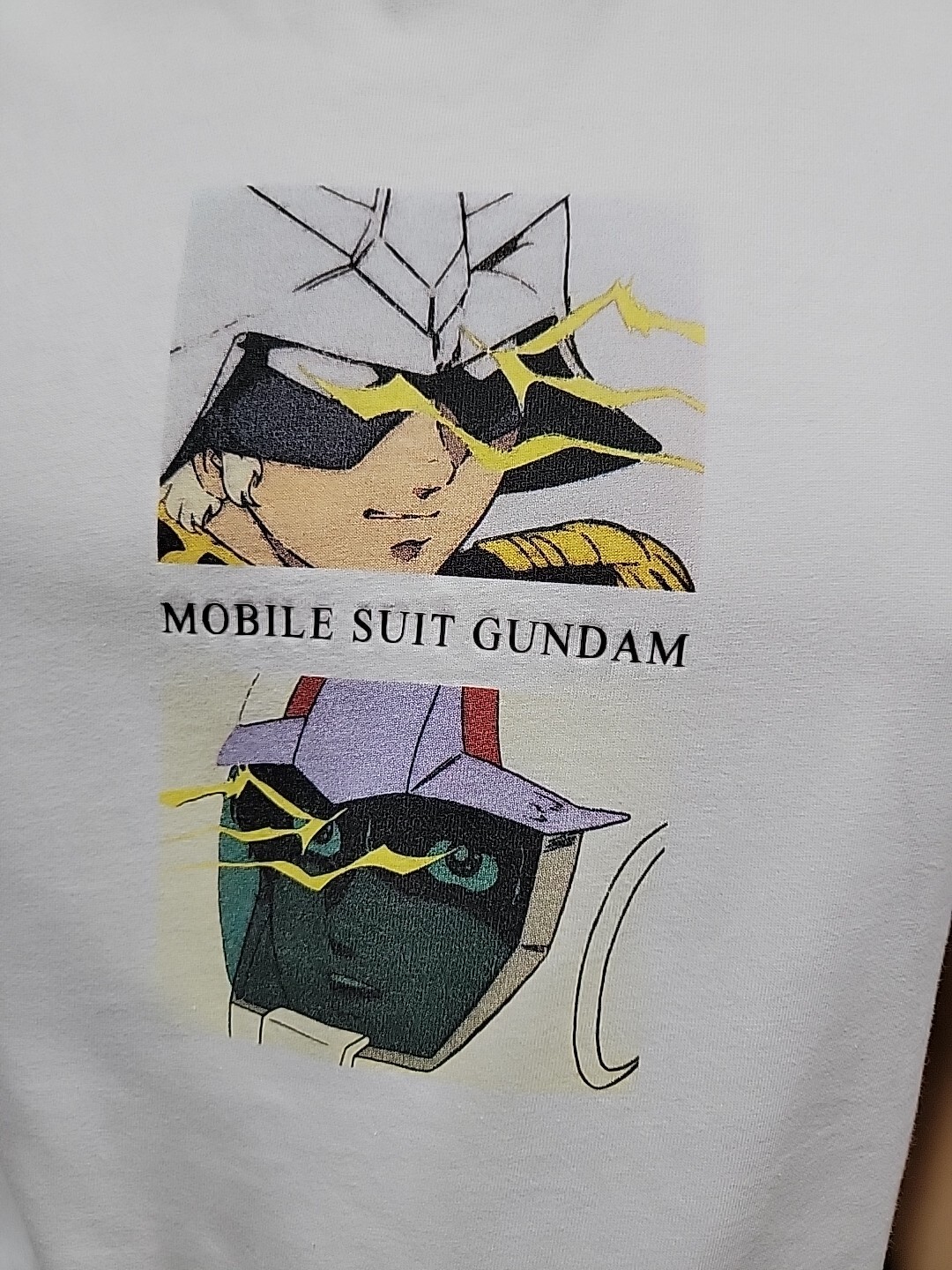 UNIQLO Mobile Suit Gundam UT Amuro Char Size Small T-shirt White #C thumbnail 2