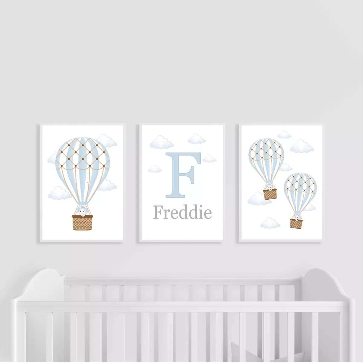 Hot air best sale balloon print nursery