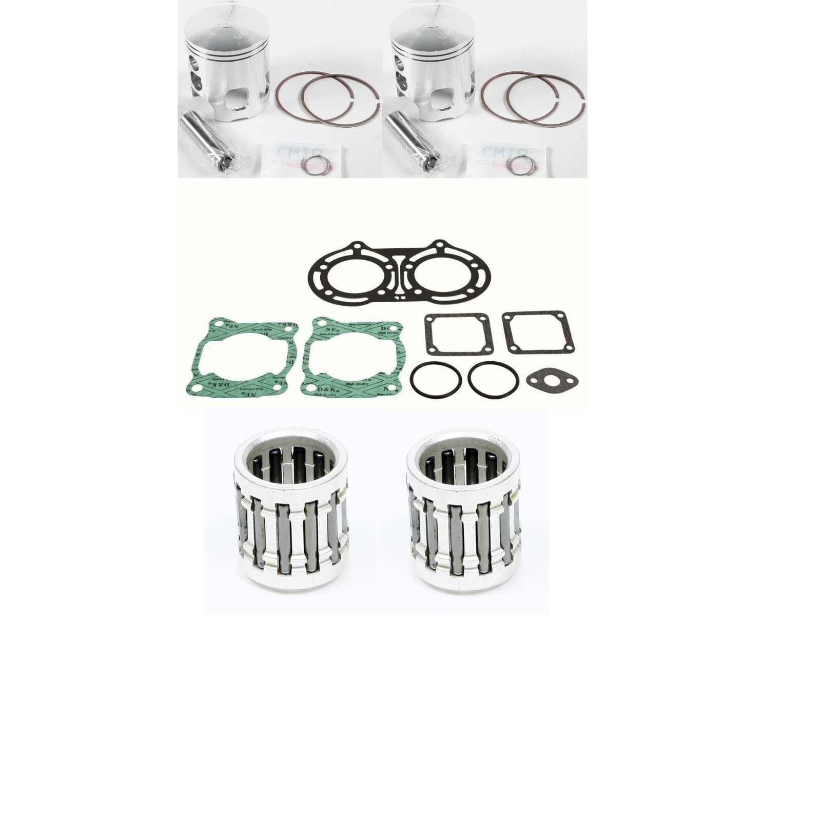 Wiseco 64mm Stock Standard Bore Pro Lite Pistons Piston Gaskets Banshee YFZ 350
