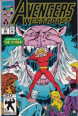 AVENGERS WEST COAST Vol. 2 #83 June 1992 MARVEL Comics - Machine Man - Bild 1 von 2