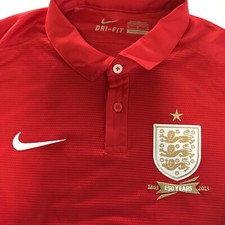 Nike Dri-Fit Boys Kids Polo Shirt M Red Short Sleeve