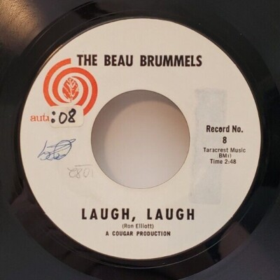 Beau Brummels  LAUGH LAUGH (GREAT ROCK N ROLL PROMO 45) #8 PLAYS VG++ NO NOISE!