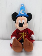 Disney Mickey Mouse Sorcerer's Apprentice Plush Stuffed Animal 14" Disneyland
