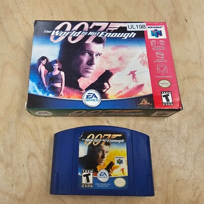 The World Is Not Enough【中古美品・N64北米版】 007 the World is Not Enough Nintendo 64 N64 Box & Cartridge Only