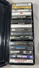 Cassettes Lot 15 Vintage cassettes Plus Storage Case