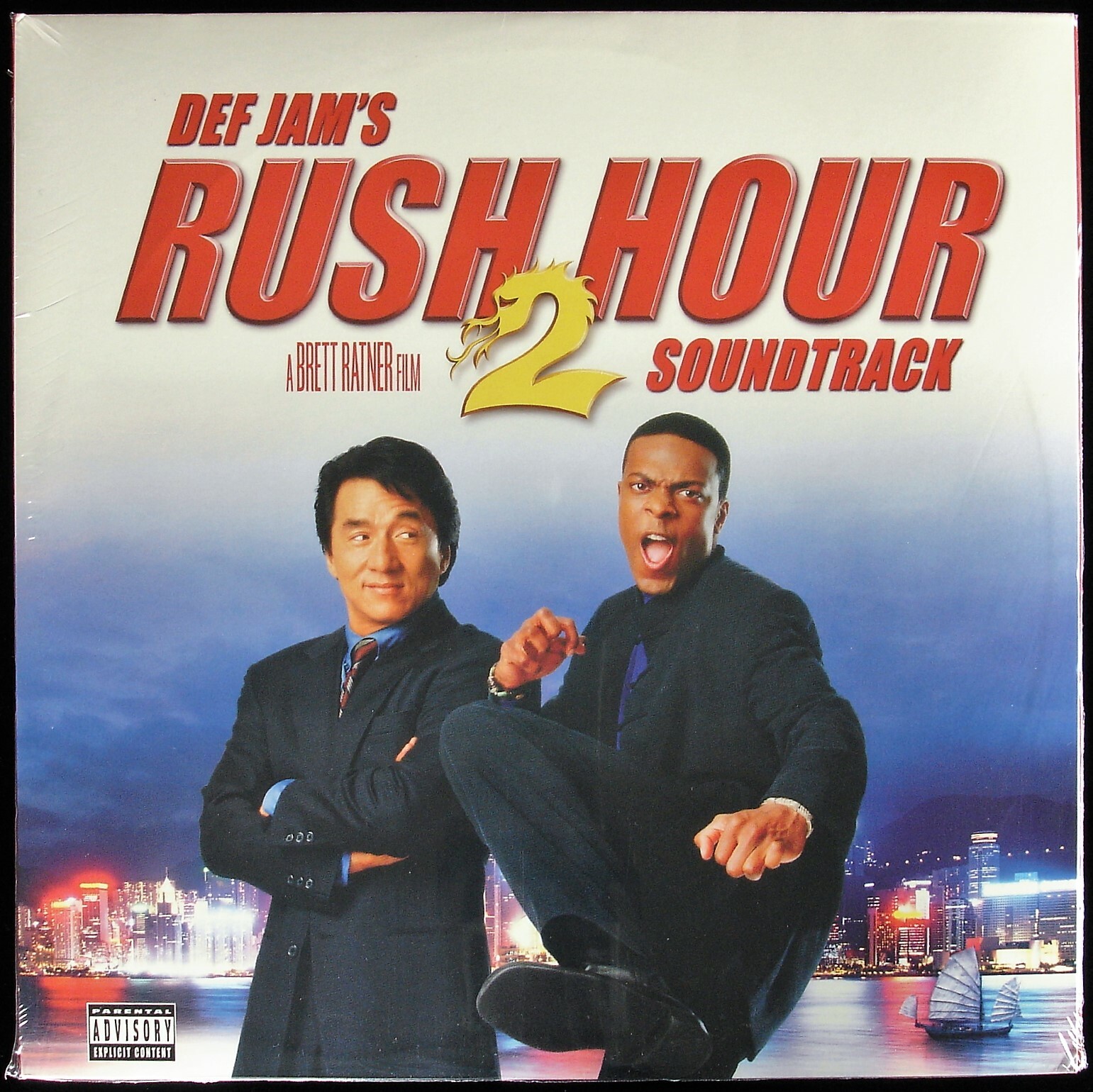 DEF JAM'S RUSH HOUR 2 "SOUNDTRACK" 2001 2X VINYL LP ALBUM 17 TRACKS