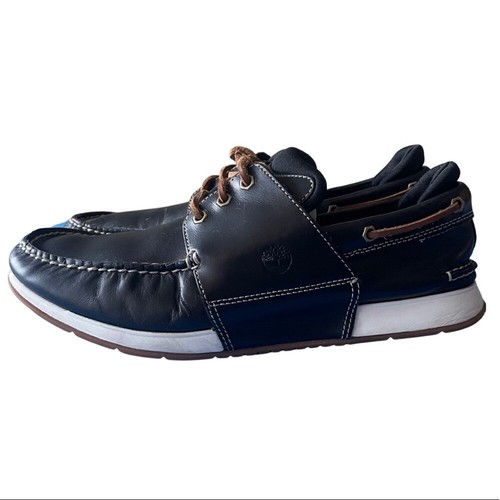 Timberland Boat Shoes Size 9 Mens Black 