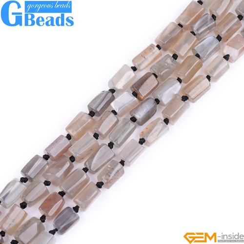 Natural Assorted Gemstone Faceted Tube Column Beads for Jewelry Making 8x12mm - Picture 161 of 192