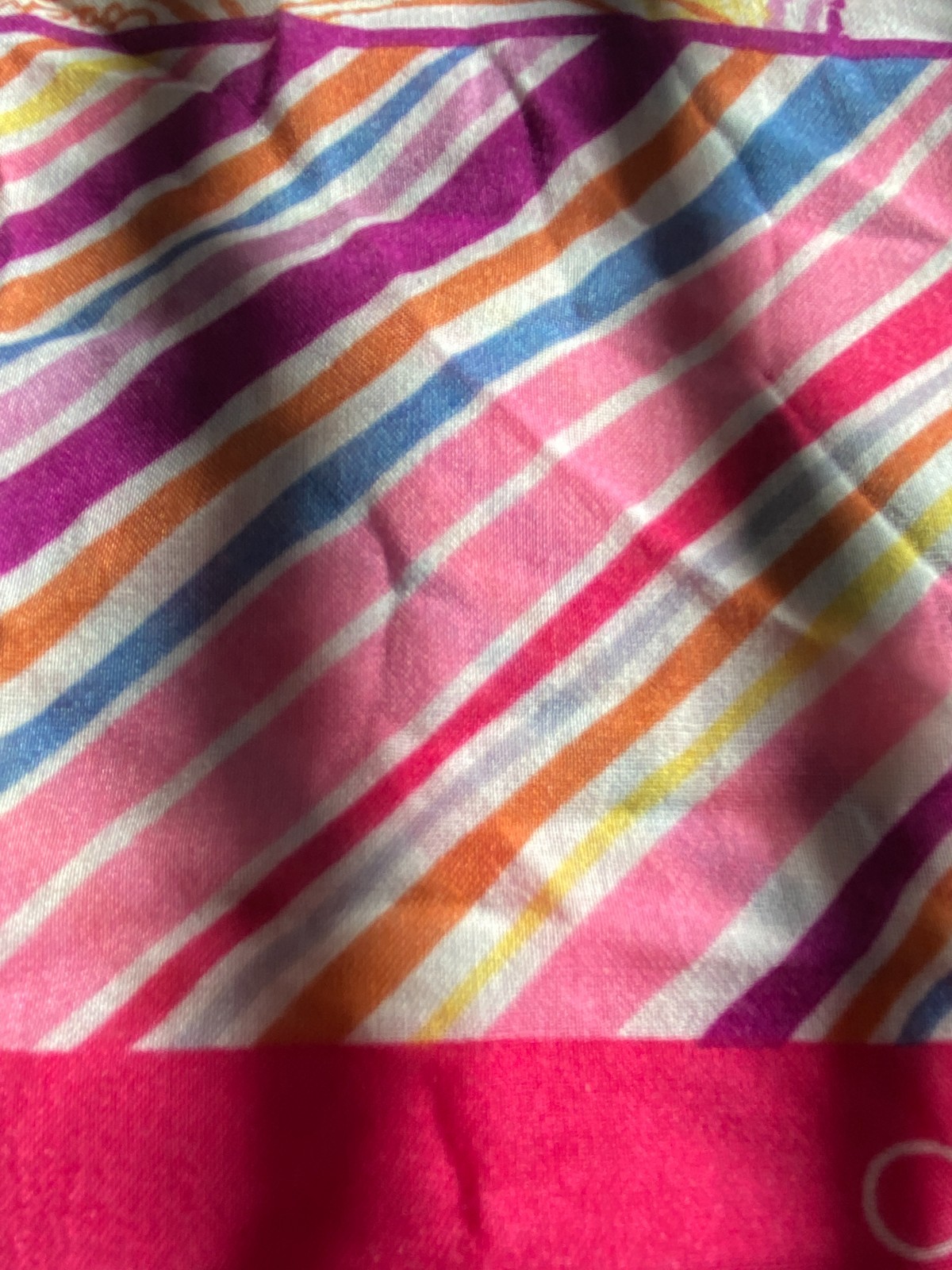 COACH Vintage Polyester Rectangle Scribble Scarf … - image 7