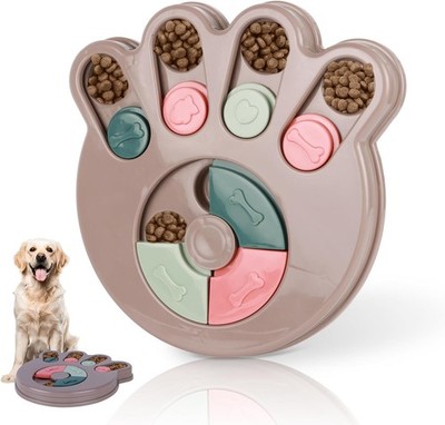 Interactive Dog Puzzle Slow Feeder IQ Toy Mental Stimulation Foraging for Puppie