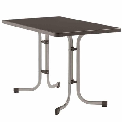 SIEGER Boulevard-Klapptisch, 115x70x72 cm, graphit Gestell aus Stahl in graph...