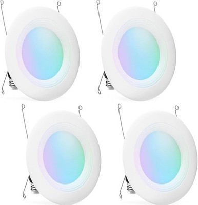 Amazon Basics 5/6 Inch Smart LED Recessed Lighting