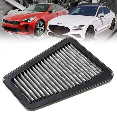 HPS Left Side Drop-In Panel Air Filter Pre-Oiled For 18+ Stinger/19+ G70 3.3 V6