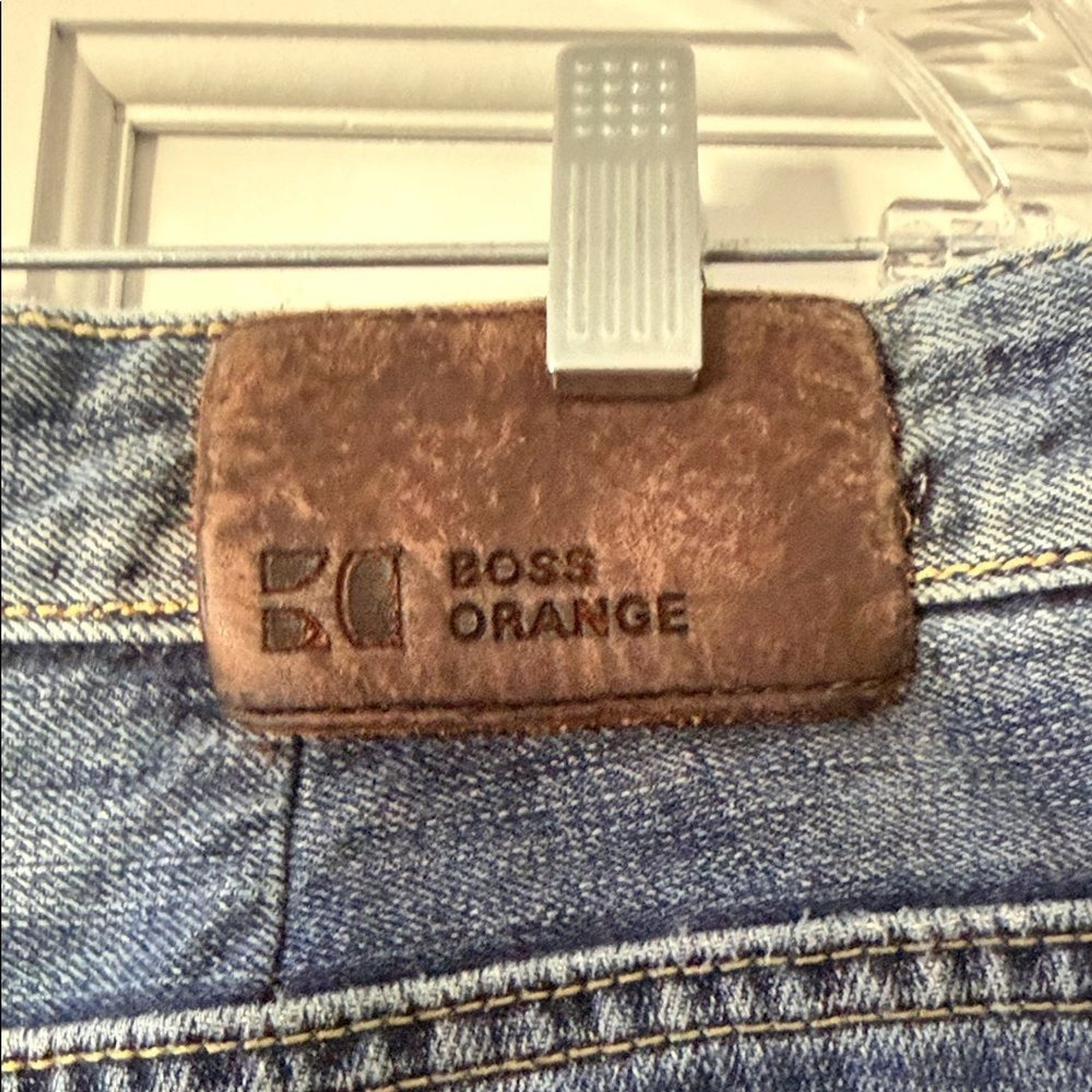 Boss Orange Hugo Boss Jeans Mens 36x34 Regular Fit Straight Leg Blue Denim Adult thumbnail 9