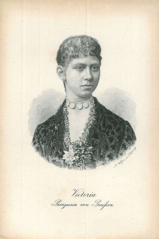 Portrait of Viktoria, Princess of Prussia