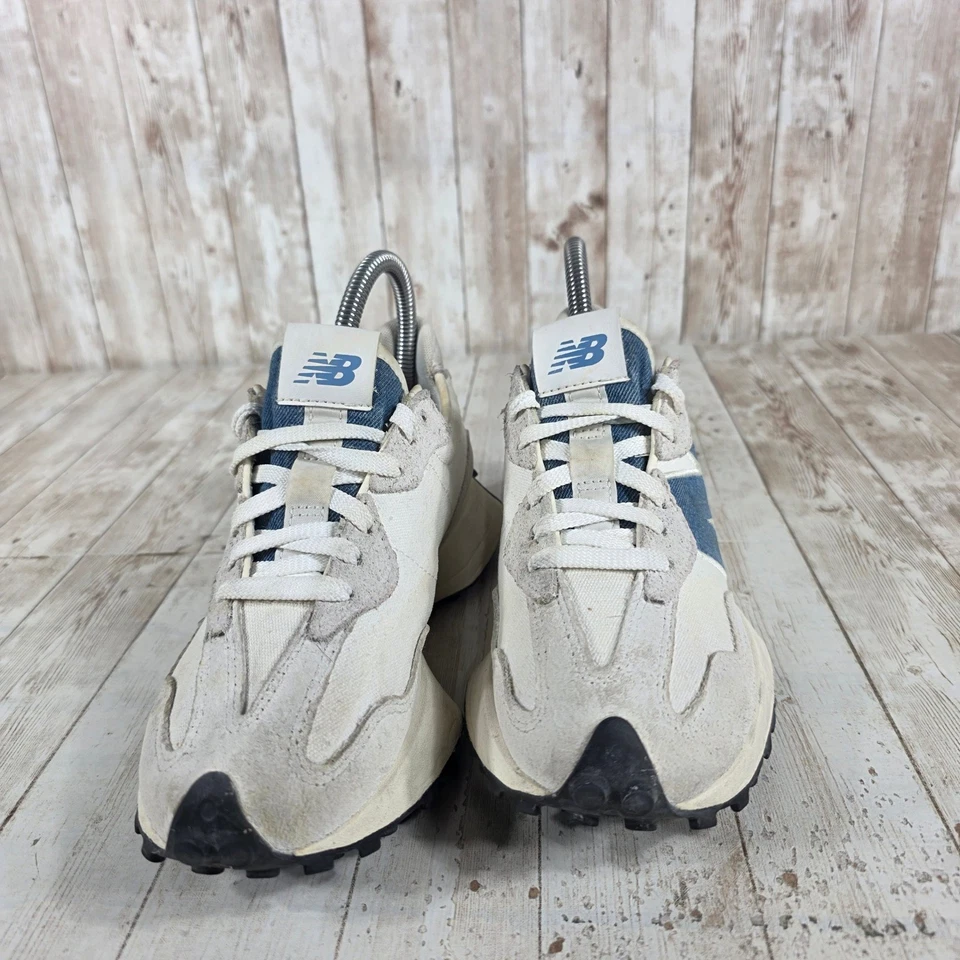 Zapatillas informales estilo de vida New Balance 327 beige azul para mujer talla 6,5 Foto 4 de 4