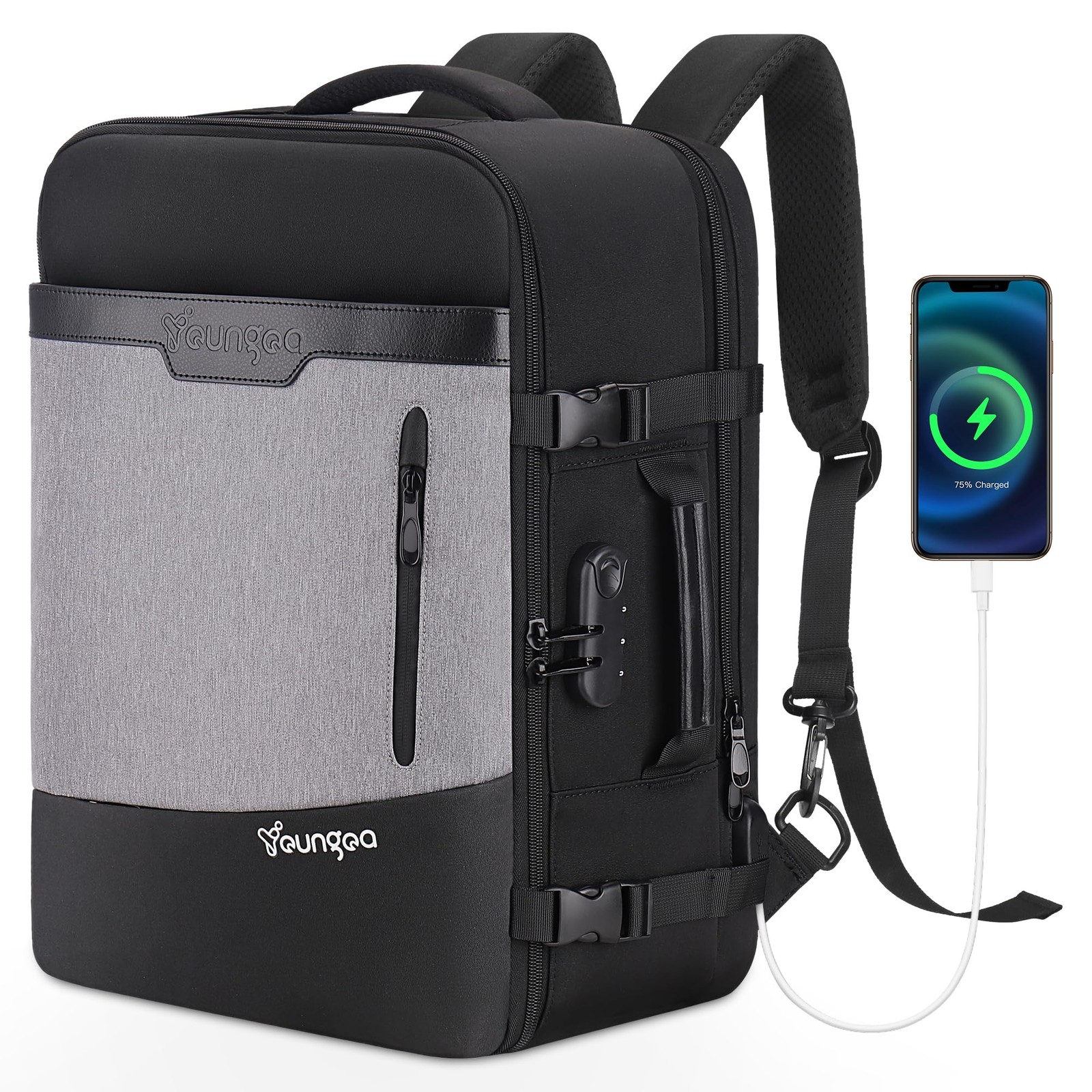 Airline Approved 18x14x8 Travel Backpack for Flying Carry-On