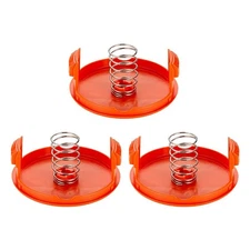 3PCS High Quality Spool Cap & Spring For Black & Decker ST7000 ST7200 ST7700
