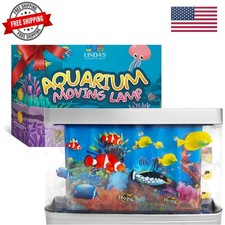 Fake Fish Tank Frutiger Aero Fish Lamp - Fake Aquarium Decorative Lamp, Artif...