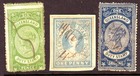 19 th CENTURY COLONY QUEENSLAND QUEEN VICTORIA DUTY  SHILLING & PENCE USED = 3