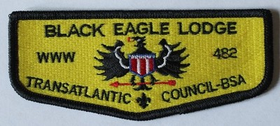 Black Eagle Lodge 482 - Lodge Flap 1989/ S7b