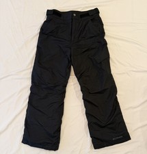 Columbia Omni-Shield Outgrown Insulated Snow Ski Pants Kids Med 10/12 Black