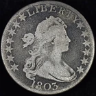 1803 Draped Bust Half Dollar — photo from another recent sale