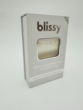 Blissy 100 Mulberry Silk ONE STANDARD Pillowcase Ivory White