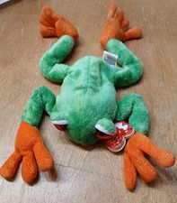 TY Beanie Baby - PANAMA the Tree Frog 9.5 inch - New With Tags Stuffed Animal
