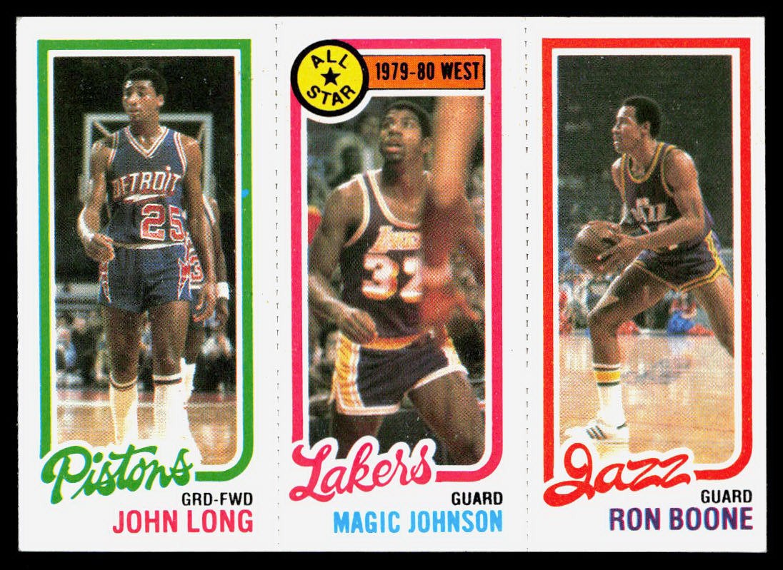 John Long / Magic Johnson / Ron Boone AS, CL 1980-81 Topps #18 / 88 / 237