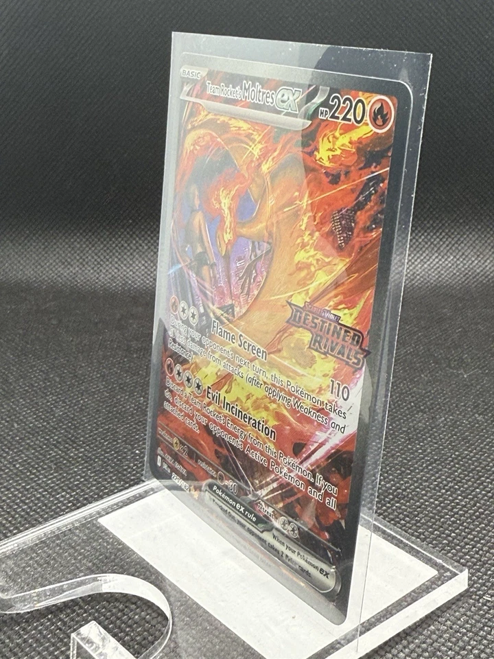 Team Rocket's Moltres ex 229/182 Sv10: Destined Rivals Holo - Image 3 of 4